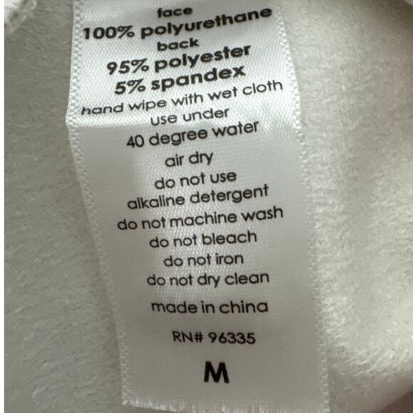 Susana Monaco Faux Leather Tube Top Iridescent Gray Size M NWT - Picture 8 of 8